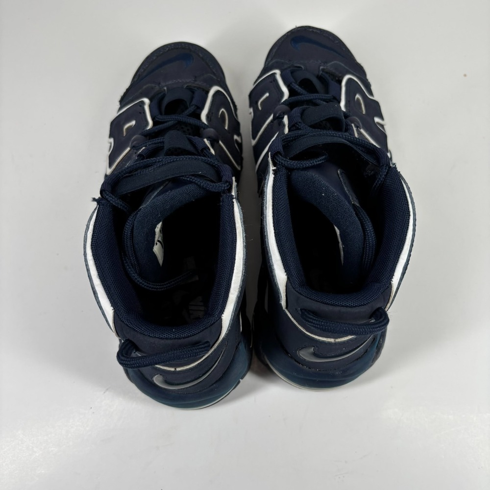 Nike Air More Uptempo GS Size 6Y Women's 7.5 Obsidian Navy/White 415082-401 - Picture 7 of 16